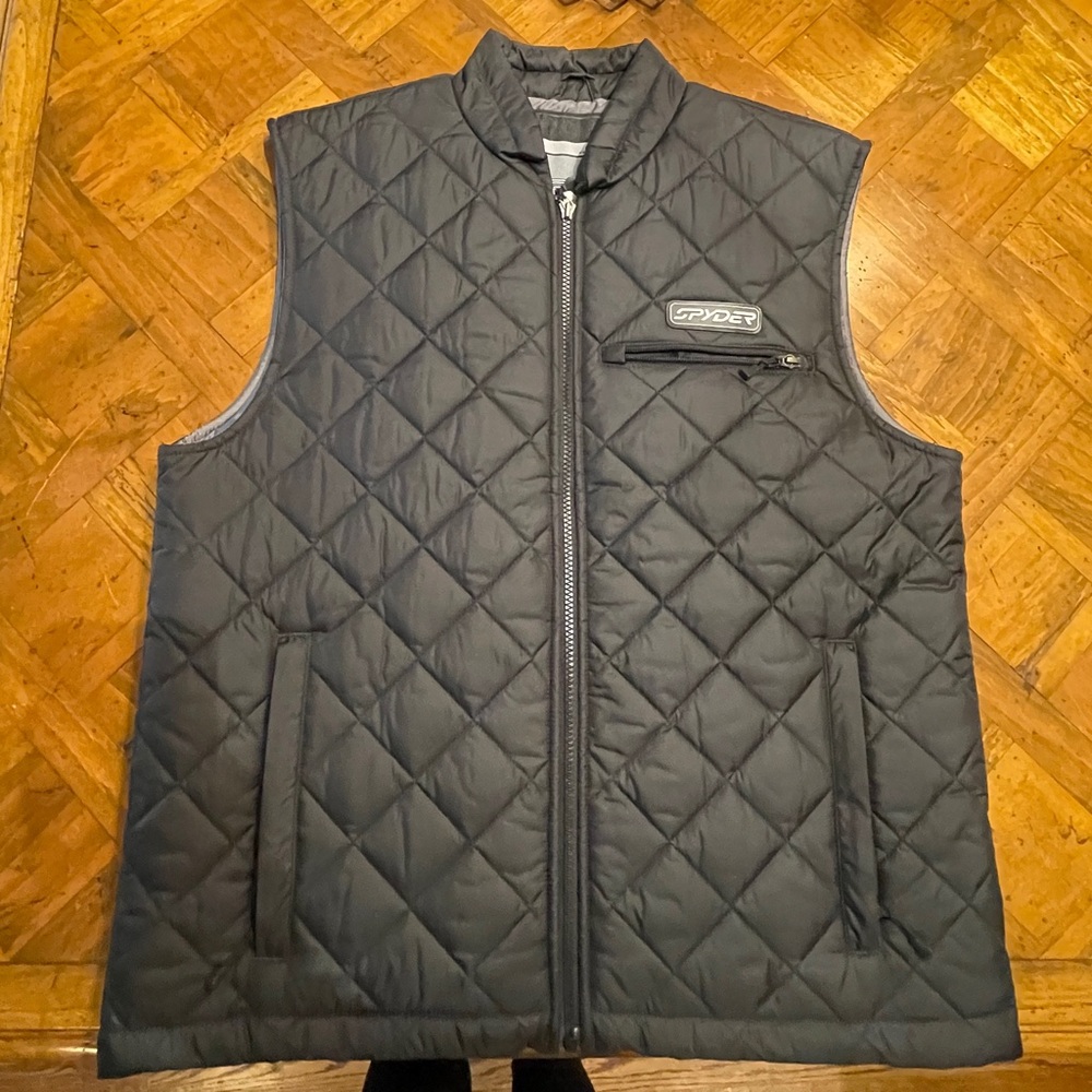 Spyder Men's Black Quilted Vest